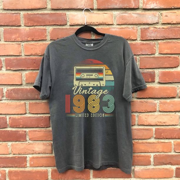 1983 Vintage Shirt, 1983 Birthday Shirt, 40th Birthday Gift Shirt, 1983 Vintage Tee, 1983 Retro Shirt, Vintage Birthday