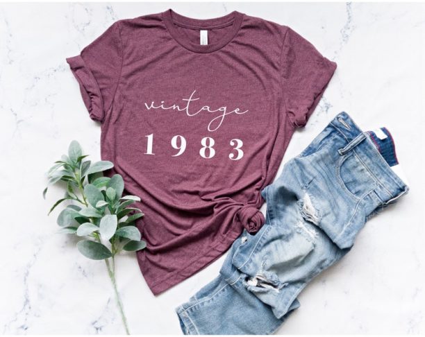 1983 Vintage Shirt, 1983 Retro Shirt, Vintage 1983 Shirt, 40th Birthday Gift For Women, 40th Birthday Gift For Men