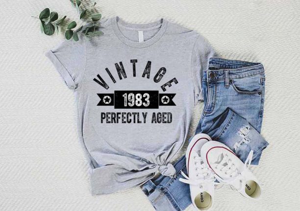 1983 Vintage Birthday, Retro 1983 Birthday T-Shirt