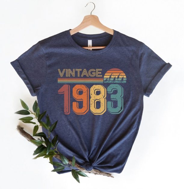 1983 Vintage Shirt, 1983 Birthday Shirt, 40th Birthday Gift