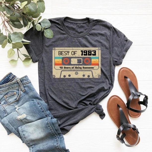 1983 Vintage Shirt, 1983 Birthday Shirt, 40th Birthday Gift