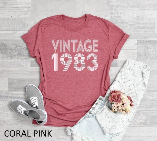 40th Birthday Shirt, Vintage 1983 Shirt