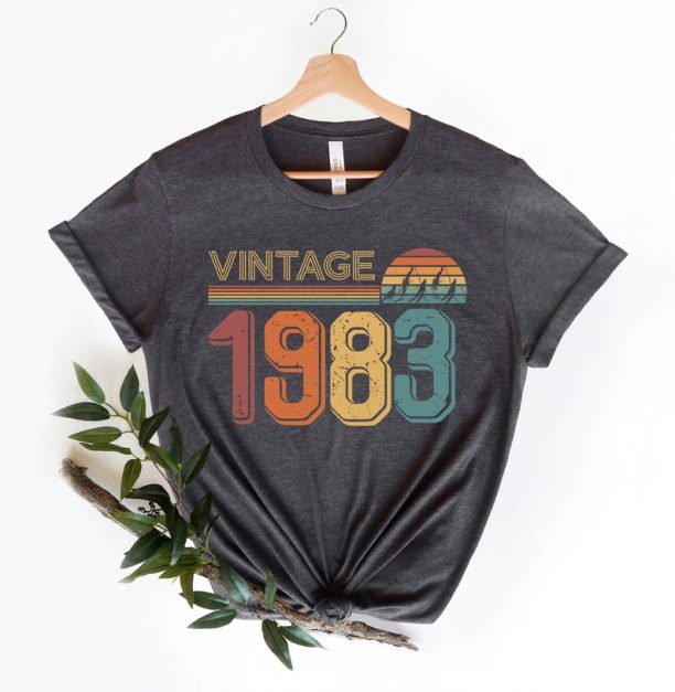 1983 Vintage Shirt, 1983 Birthday Shirt, 40th Birthday Gift