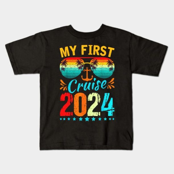 My First Cruise 2024 Kids T-Shirt