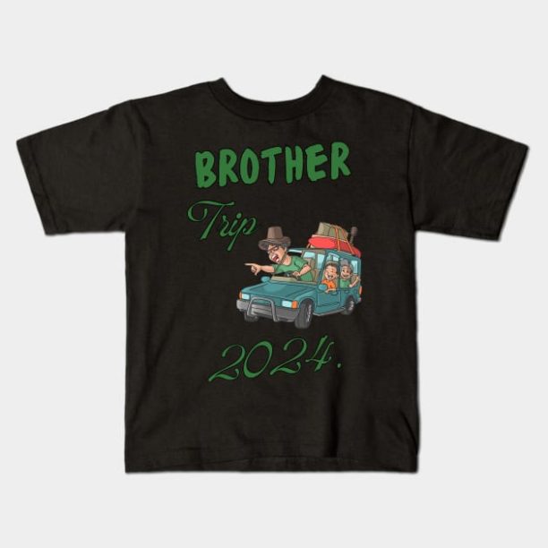 Brother Trip 2024 Kids T-Shirt