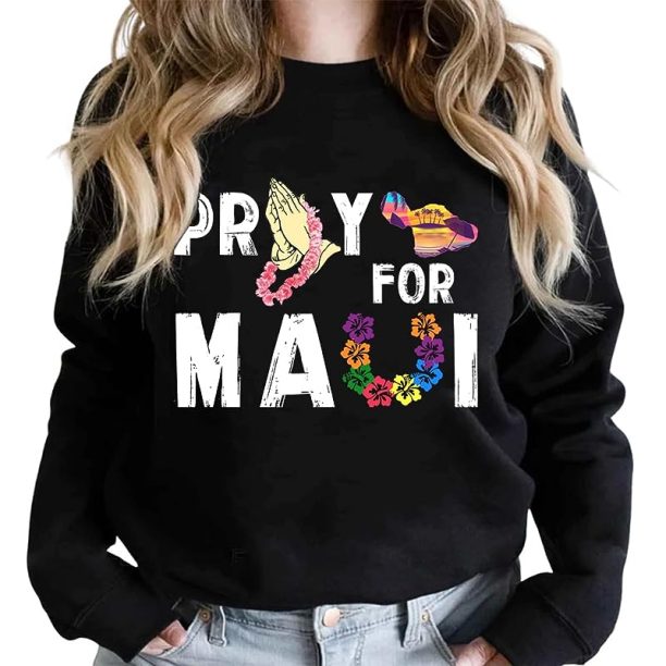 Pray For Maui Shirt, Maui Strong Shirt, Maui Wildfire Relief, Support for Hawaii Fire Victims, Lahaina Fires, Pray for Maui Tee