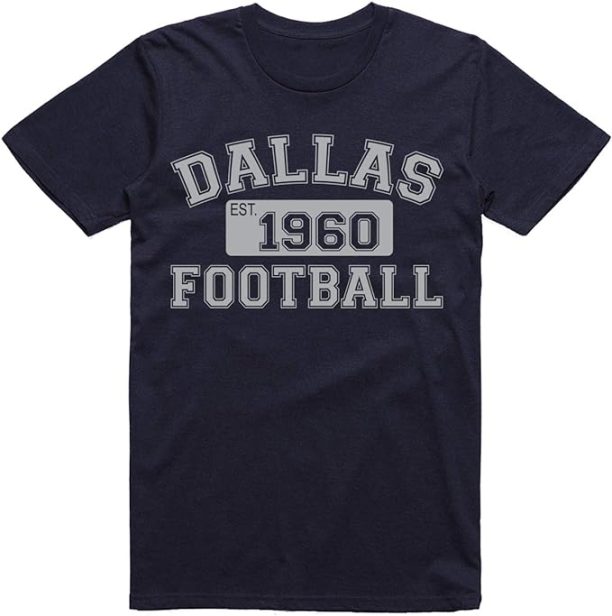 Wishful Inking Dallas Shirts Est.1960 Vintage Style Classic Dri-Power Adult & Youth Kids Fit