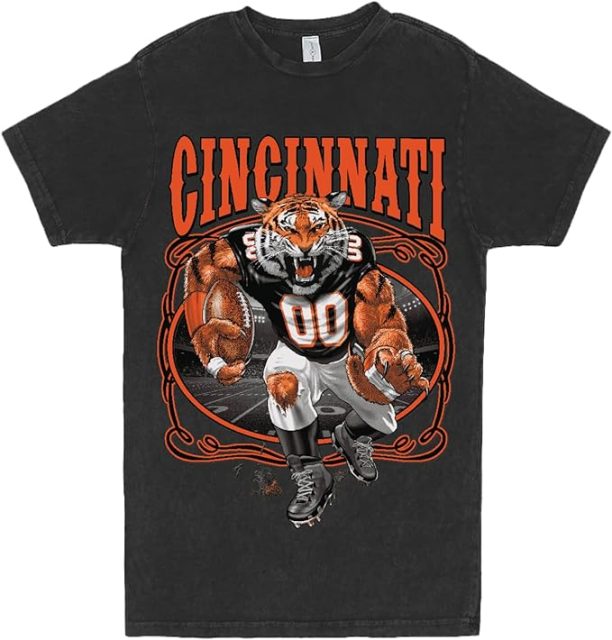 Wild Bobby Cincinnati Fan, CIN Fantasy Football Sports Men's T-Shirt