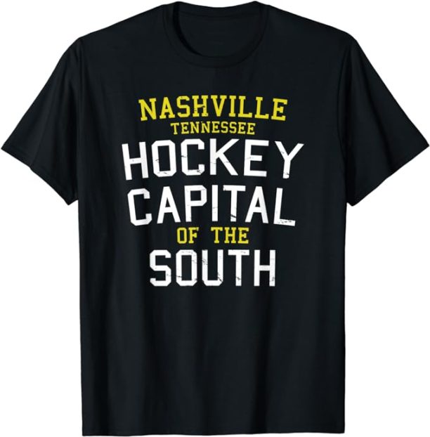 Hockey Capital Of The South Nashville Tennessee T-Shirt