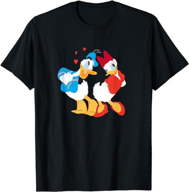 Disney Donald and Daisy Sweethearts Valentine’s Day T-Shirt