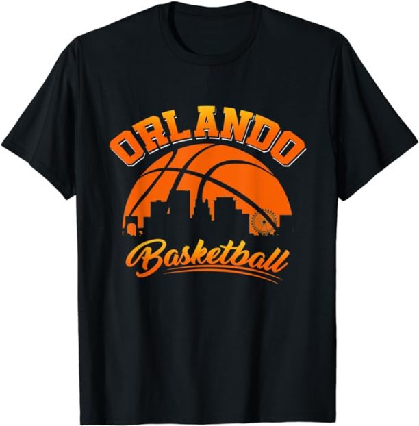 Vintage Orlando City Basketball Retro Sports Lover T-Shirt