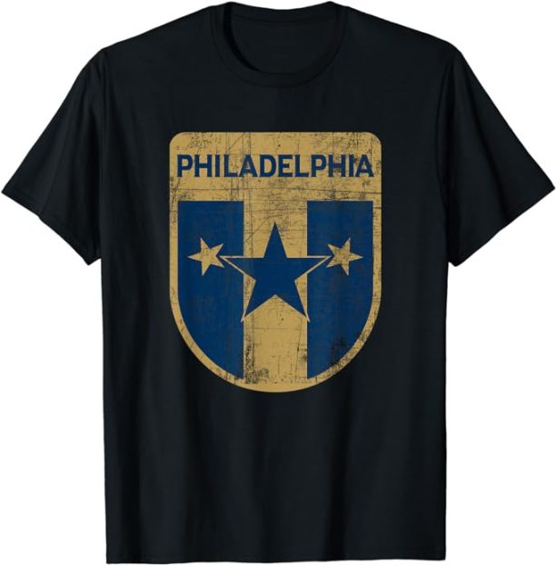 Philadelphia Vintage Star Badge - Retro Edition T-Shirt