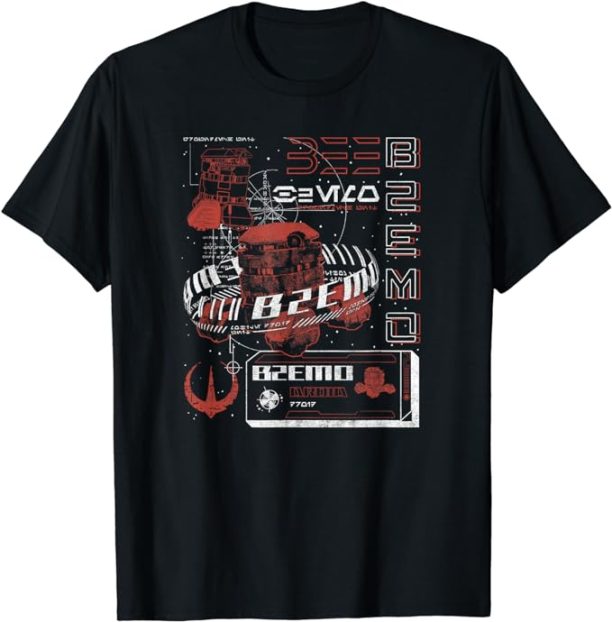 Star Wars: Andor B2EMO Droid Cyber Poster T-Shirt