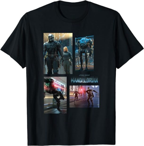 Star Wars The Mandalorian Season 3 Droid Revolt Concept Art T-Shirt