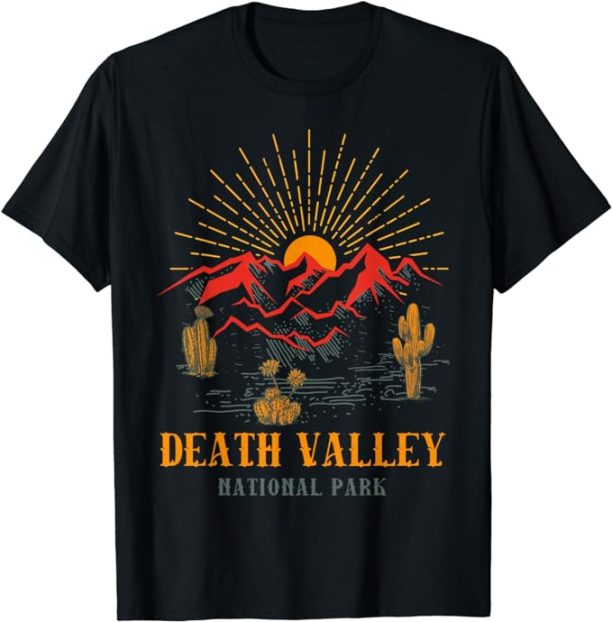 Death Valley National Park Novelty Graphic Design T-Shirt