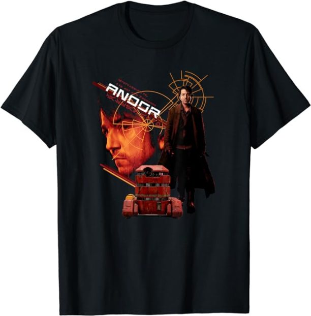 Star Wars: Andor Cassian and B2EMO Poster T-Shirt