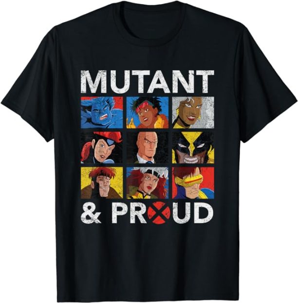 Marvel X-Men Mutant & Proud Retro T-Shirt