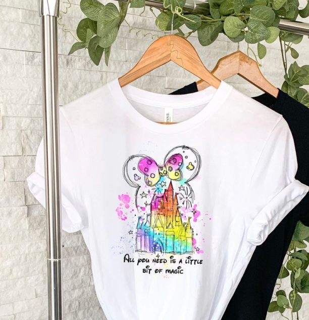 All you need is little bit of magic unisex t-shirt Disney t-shirt, Disney fashion, Disney clothes, Disney tops