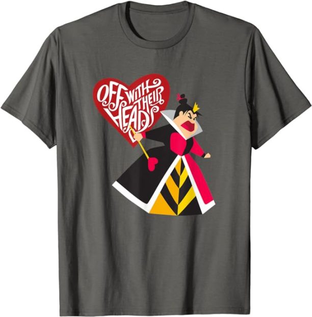 Alice in Wonderland Queen of Hearts Off with Their Heads T-Shirt