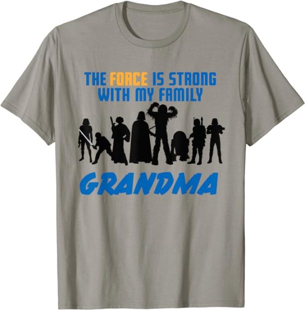 Star Wars The Force Matching Family GRANDMA T-Shirt T-Shirt