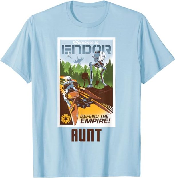 Star Wars Welcome to Endor Matching Family AUNT T-Shirt T-Shirt