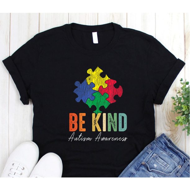 Be Kind Autism Awareness ASL Mom Teacher, Autism Mom Shirt, Autism Shirt, Autism Awareness Tee