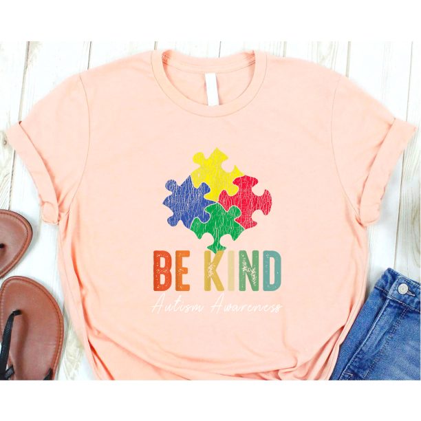 Be Kind Autism Awareness ASL Mom Teacher, Autism Mom Shirt, Autism Shirt, Autism Awareness Tee