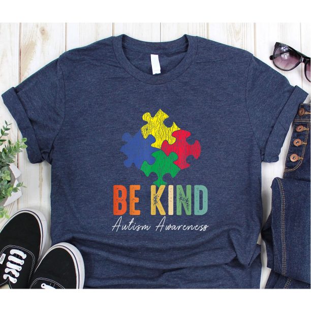 Be Kind Autism Awareness ASL Mom Teacher, Autism Mom Shirt, Autism Shirt, Autism Awareness Tee