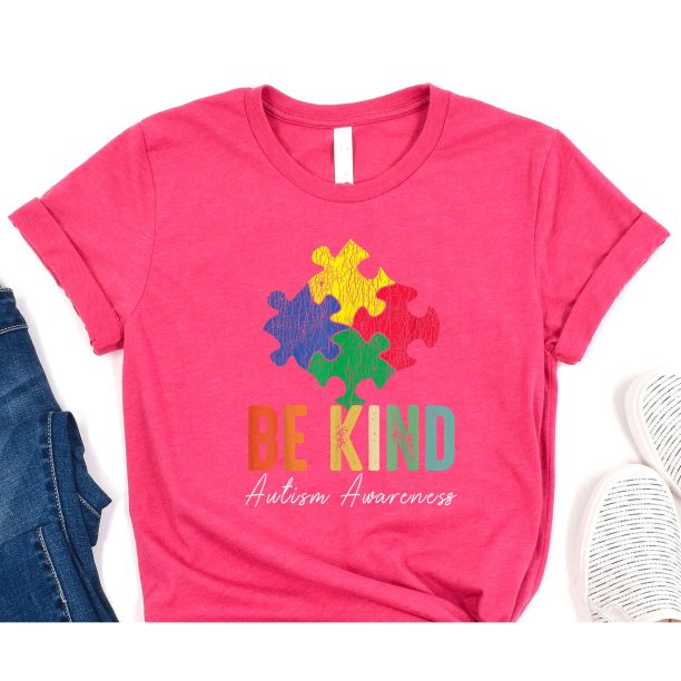 Be Kind Autism Awareness ASL Mom Teacher, Autism Mom Shirt, Autism Shirt, Autism Awareness Tee