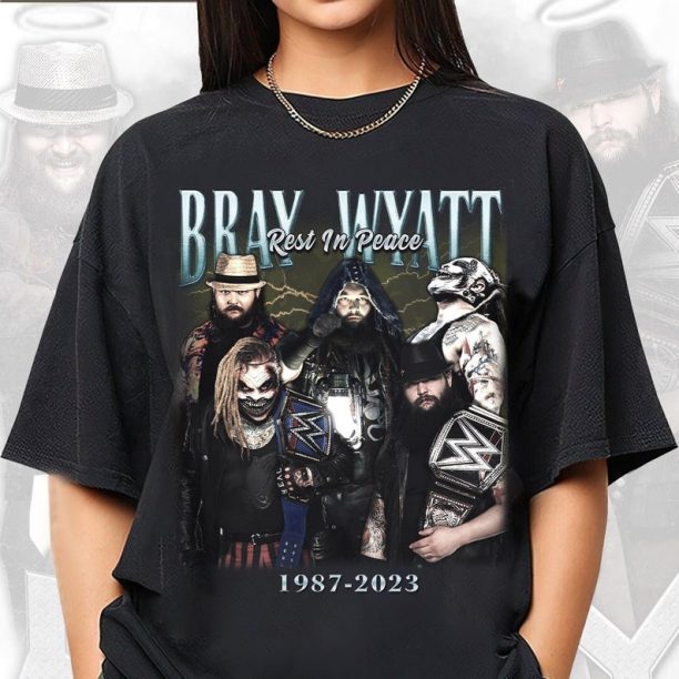 R.I.P Bray Wyatt Vintage T-Shirt, The Fiend Comfort Colors Shirt, Legends Never Die Tee Shirt, Bray Wyatt 1987 2023 Shirt, Trending Shirt