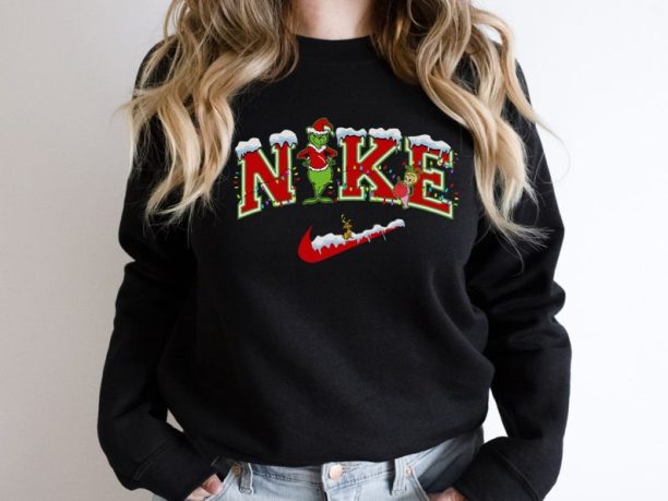 Christmas Sweatshirt Grinch Snowman Christmas Sweatshirt