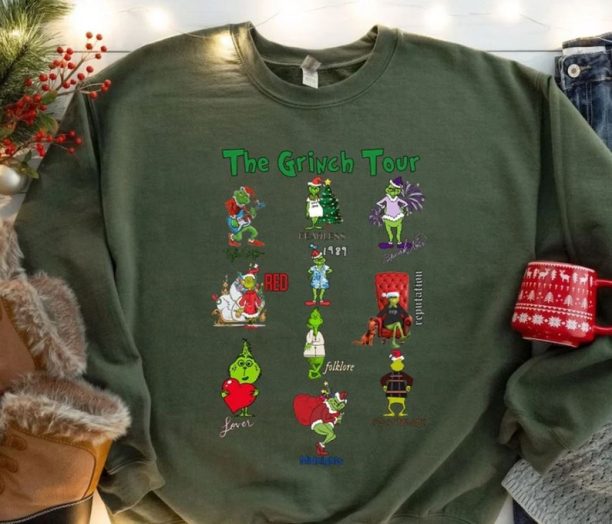 Grinch Christmas The Eras Tour Sweatshirt