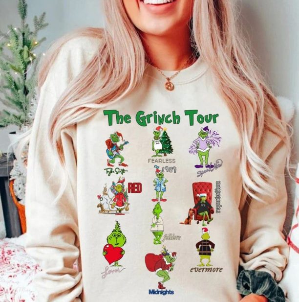 Grinch Christmas The Eras Tour Sweatshirt