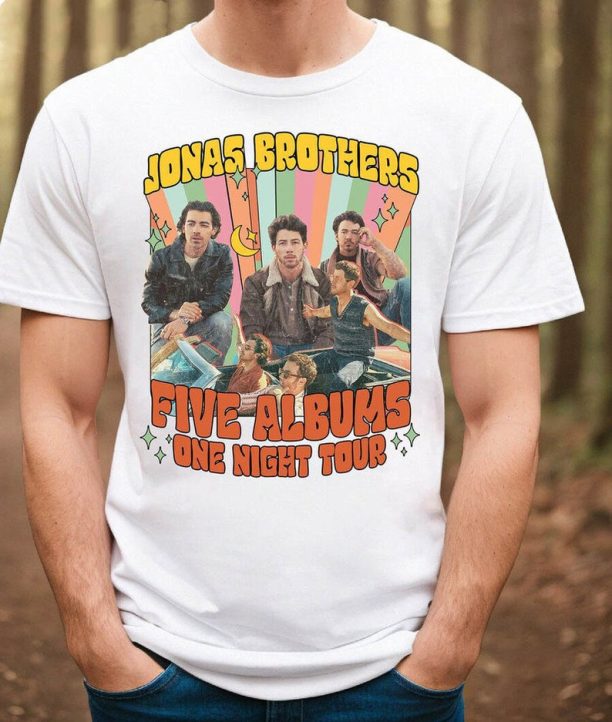 Comfort Colors Jonas Brothers Groovy Shirt, Jonas Brother Merch, Joe Jonas Homage Shirt