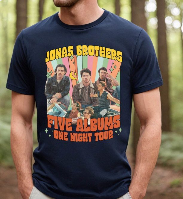 Comfort Colors Jonas Brothers Groovy Shirt, Jonas Brother Merch, Joe Jonas Homage Shirt