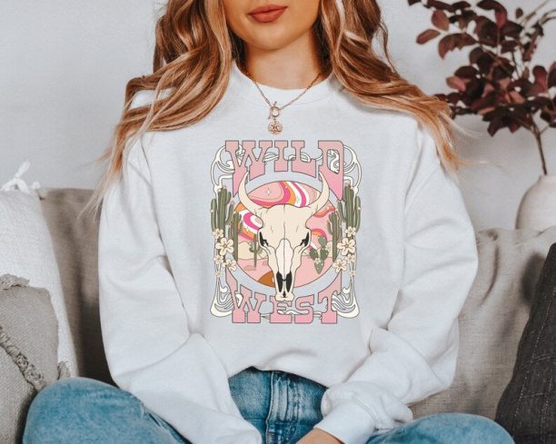 Country Concert Sweatshirt, Wild West, Cute Country Sweatshirt, Cowgirl Shirt, Western Vibes Tee