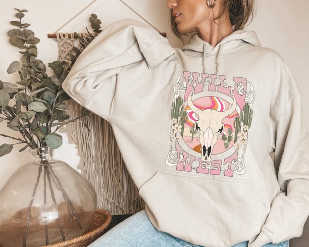 Country Concert Hoodies, Wild West, Cute Country Hoodie, Cowgirl Shirt, Western Vibes Tee