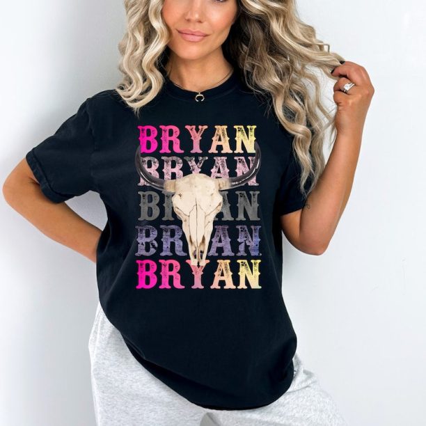 Country Music Shirts, Bryan Shirt for Women, Bryan T-Shirt for Women Who Love Country Music