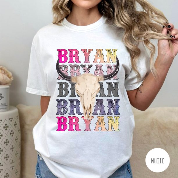 Country Music Shirts, Bryan Shirt for Women, Bryan T-Shirt for Women Who Love Country Music