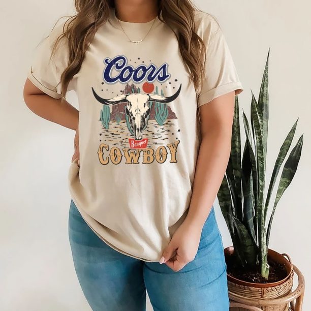 Cowboy T-Shirt, Western T-Shirt, Rodeo T-Shirt, Original Coors Gift, The Original Coors Cowboy Tee, Coors Cowboy