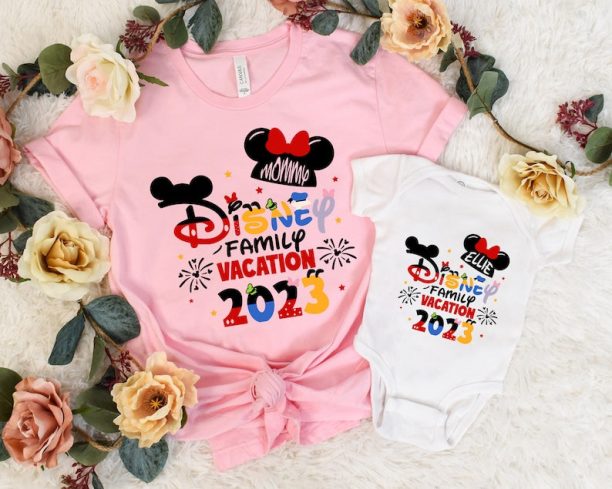 Disney Family Shirt 2023, Disneyland shirt family personalized, Custom Disney shirt