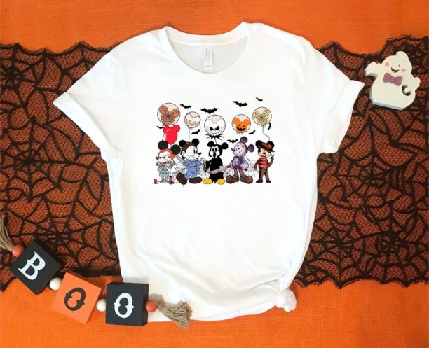 Disney Halloween Shirt, Disney Characters Shirt, Halloween Matching Shirts, Halloween Shirt, Disney Matching Shirts