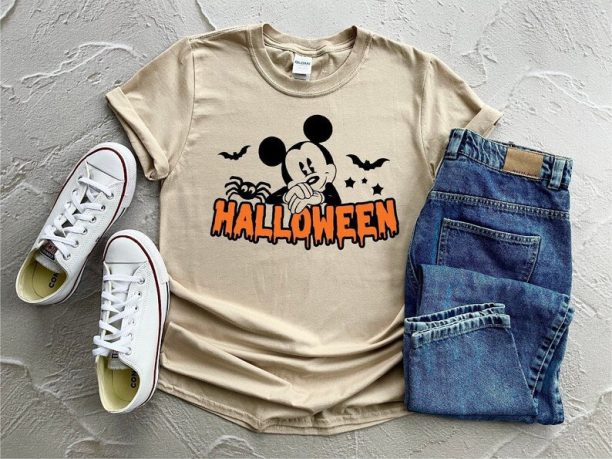 Disney Halloween Shirt, Halloween Matching Shirts, Halloween Mickey Minnie Shirt, Halloween Family Shirt