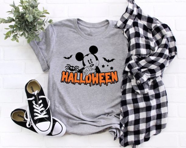 Disney Halloween Shirt, Halloween Matching Shirts, Halloween Mickey Minnie Shirt, Halloween Family Shirt