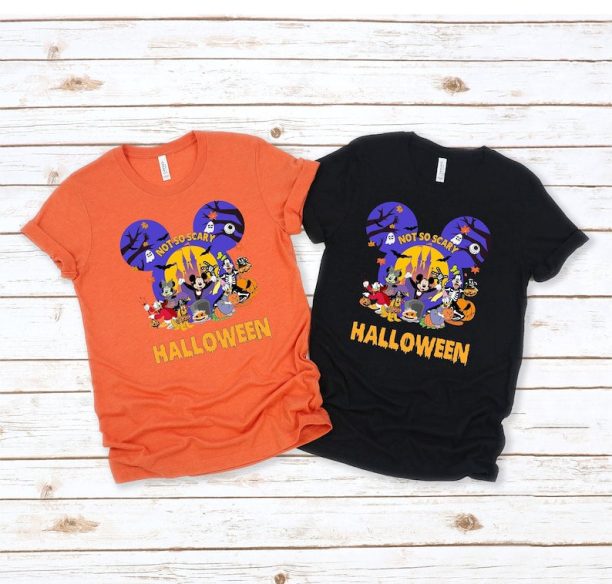 Disney Halloween Shirt, Halloween Mickey Matching Shirt, Disney Not So Scary Shirt, Halloween Family Trip Shirt