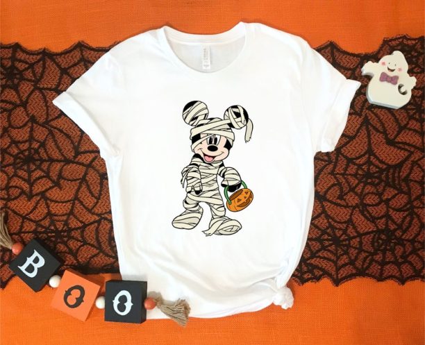 Disney Halloween Shirt, Mummy Mickey And Minnie Shirt, Disney Halloween Matching Trip Shirt, Disneyland Shirt