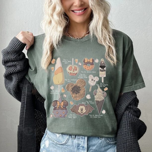 Disney Halloween Snacks Shirt, Mickey Minnie Halloween Shirt, Disney Snacking Spooky Shirt