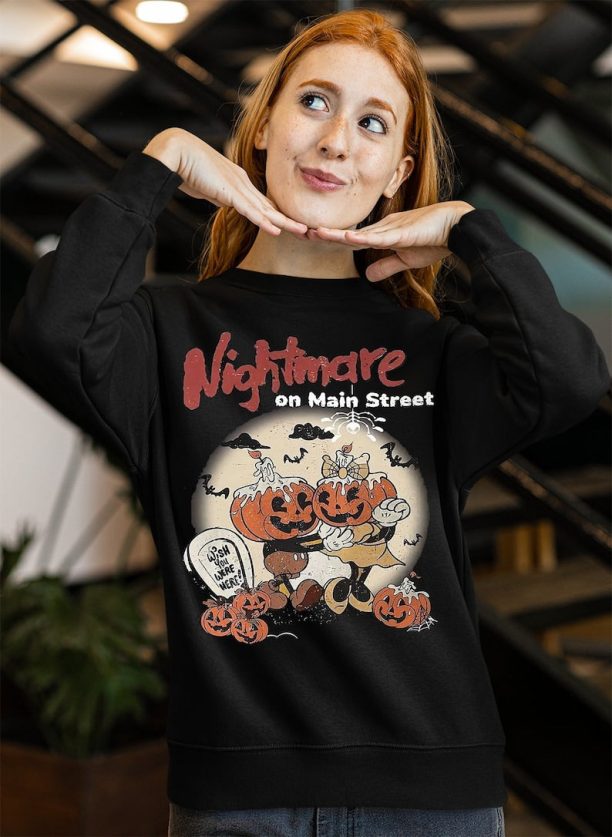 Disney Halloween Sweatshirt, Halloween Pumpkin Shirt Hoodie Gifts for Christmas