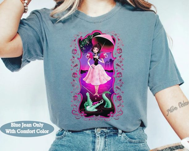 Disney Haunted Mansion Tightrope Walker Shirt, Tightrope Girl Halloween Tee