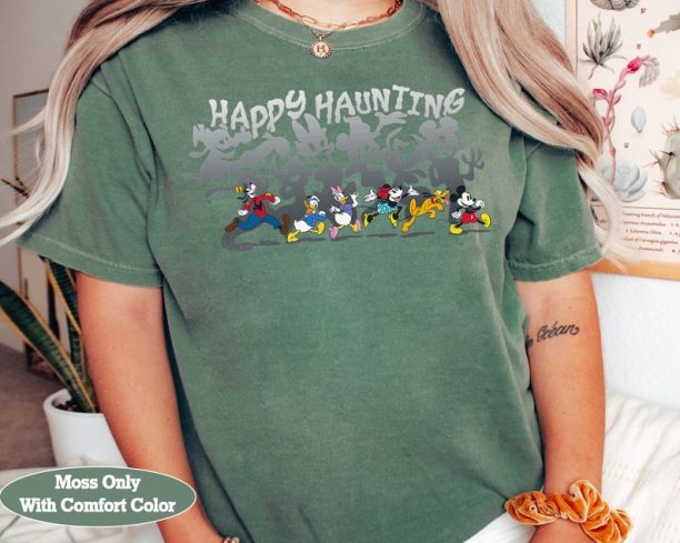 Disney Mickey And Friends Happy Haunting Halloween Shirt, Mickey's Not So Scary Party Tee